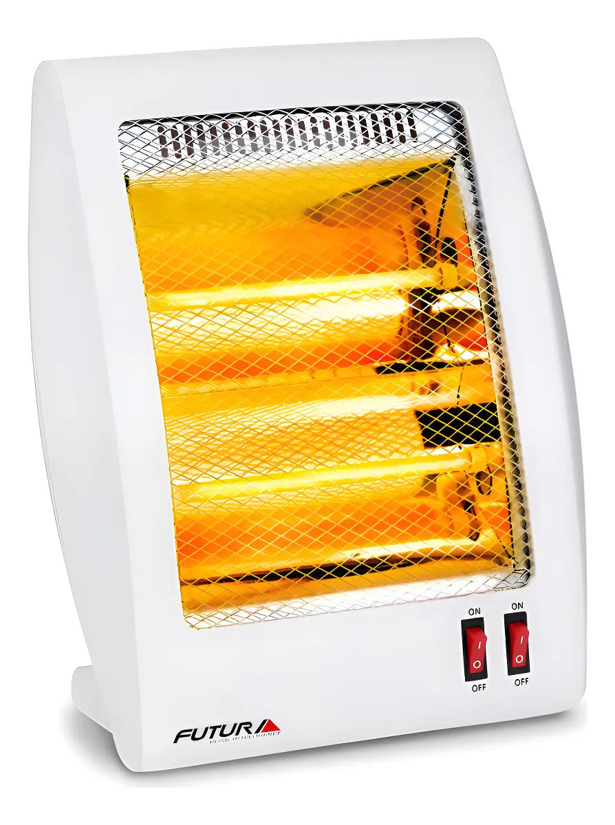 Estufa De Cuarzo Futura 2 Niveles Fut-ec0806 - Blanco