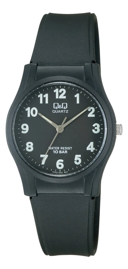 Reloj Q&q Silicona Hombre 33mm Vq02j004y - Negro