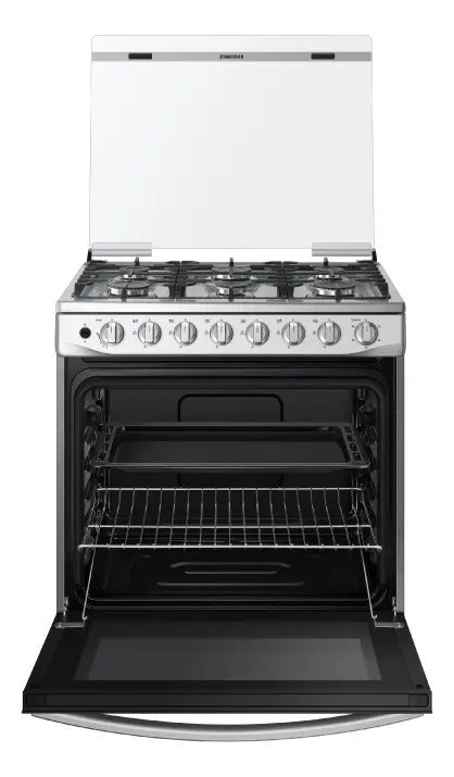 Cocina Samsung A Gas 6 Hornallas Sanx52a5411cs - Negro