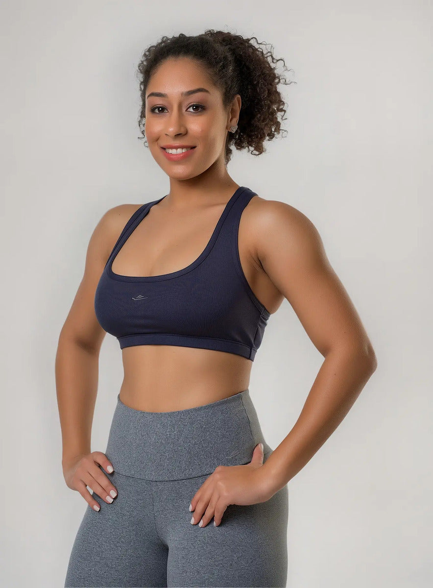 Top Deportivo Dama Fitness Entrenamiento Elite - Azul M