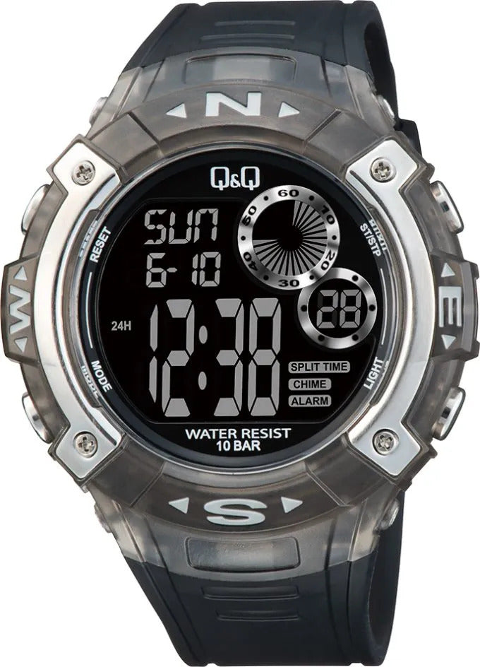 Reloj Q&q Digital Hombre 50mm G19a-002vy - Negro