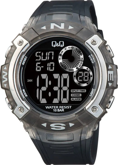 Reloj Q&q Digital Hombre 50mm G19a-002vy - Negro