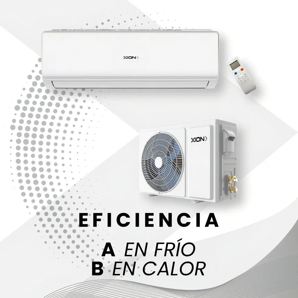 Aire Acondicionado Split Xion 12000 Btu Xi-aas12000-2 Blanco