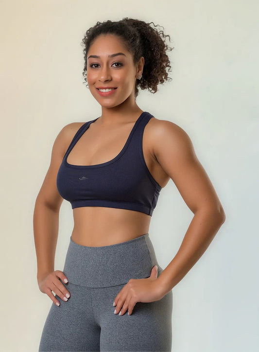 Top Deportivo Dama Fitness Entrenamiento Elite - Azul S