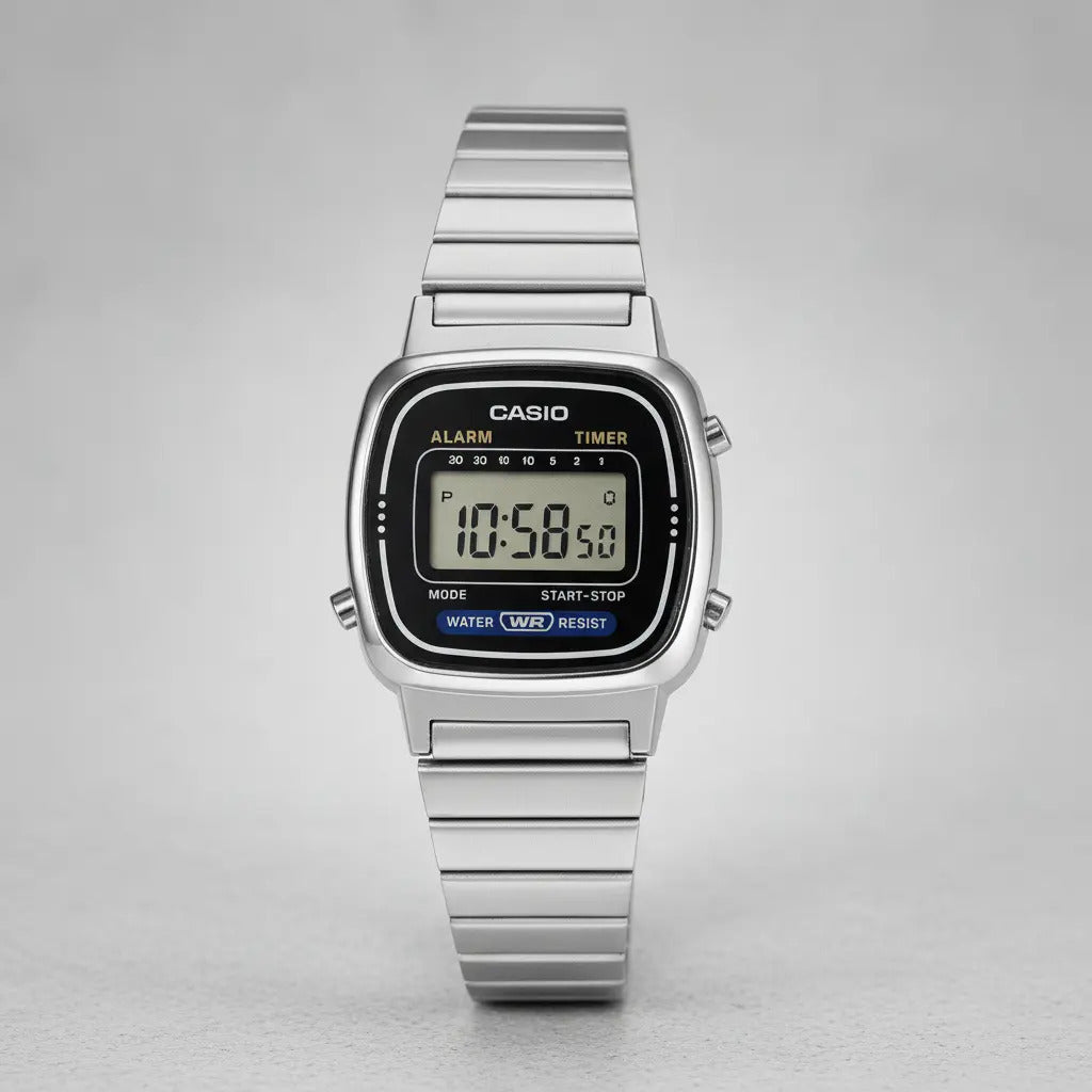 Reloj Casio Digital 30mm La-670wa-1d - Plateado