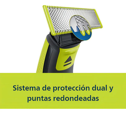 Afeitadora Philips Oneblade Seco Húmedo Qp2724 - Negro
