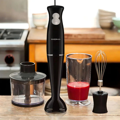 Mixer Xion 350w Cuchillas De Acero Inox Xi-li350 - Negro