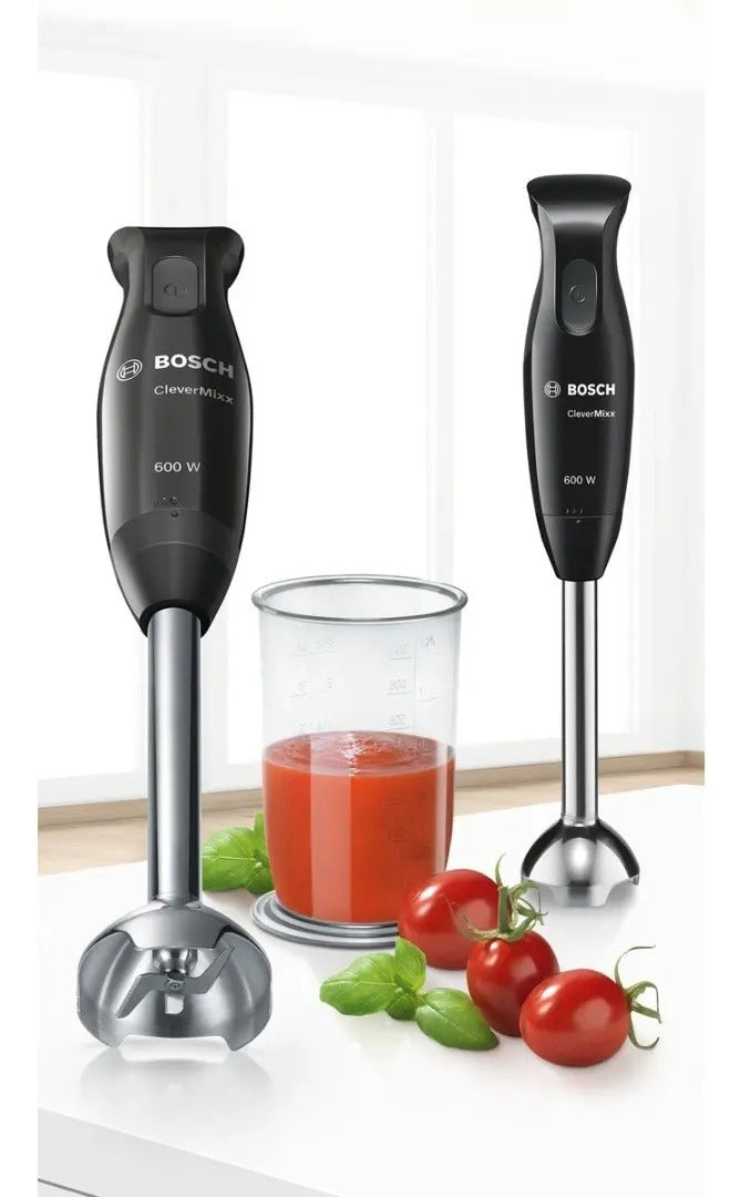 Mixer Bosch 600w Con Vaso Medidor Msm2610b - Negro