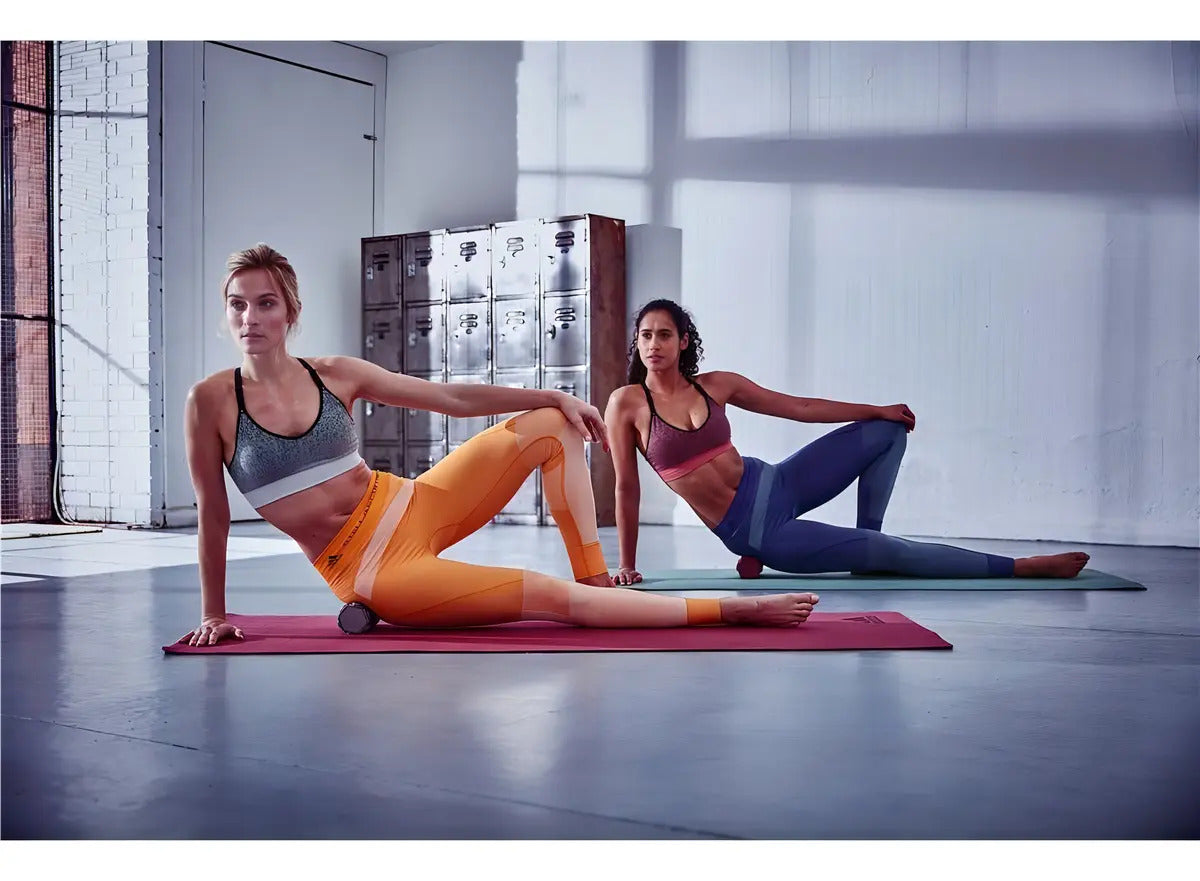 Mini Rolo Rodillo adidas Masajeador Yoga Pilates - Gris