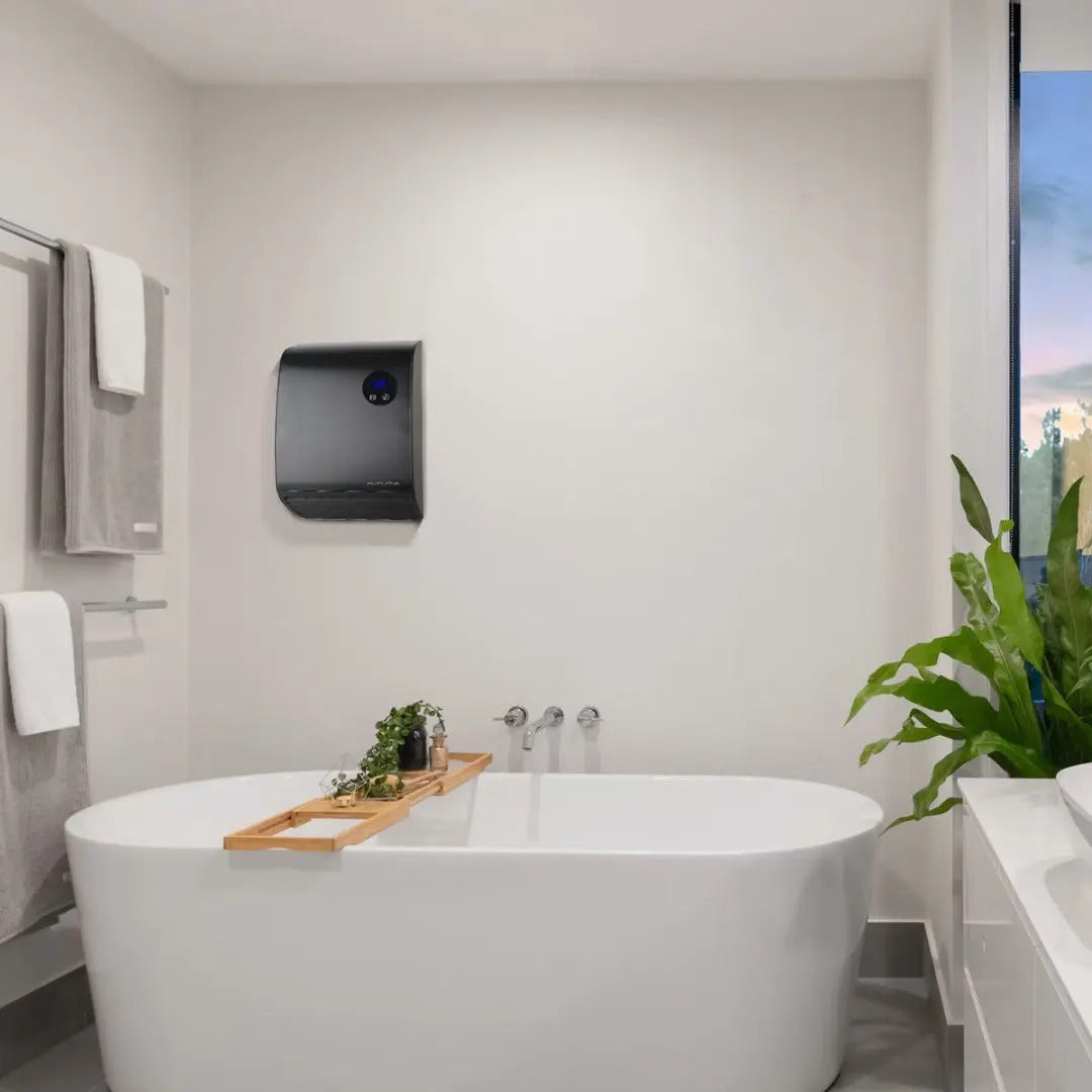 Calefactor De Pared Para Baño Futura Fut-cp200 - Negro