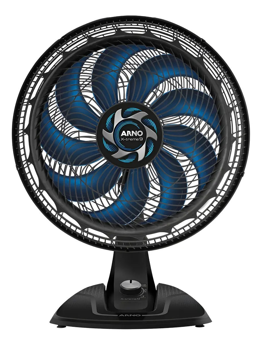 Ventilador De Mesa Arno X-treme 40 Cm Ve90 - Negro Azul Plástico 9