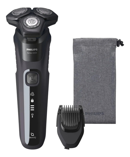 Afeitadora Philips Serie 5000 S5588 Wet & Dry - Negro Profundo
