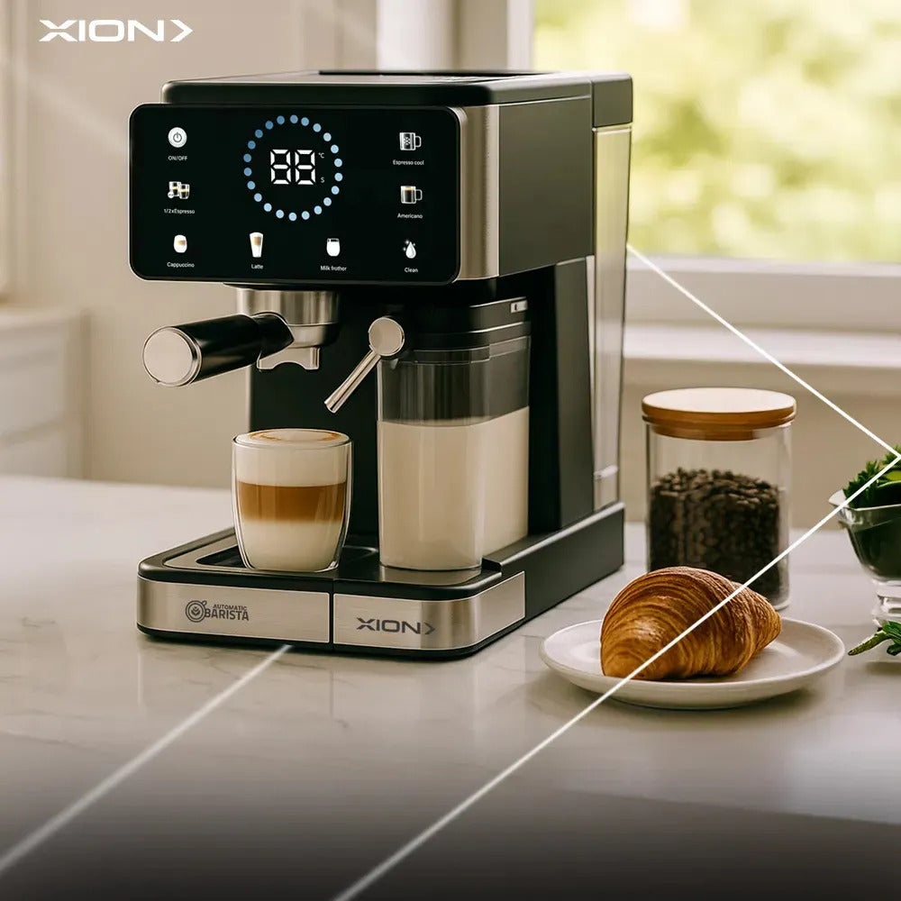 Cafetera Espresso Automática Cream Touch Xion Xi-cm408 Negro