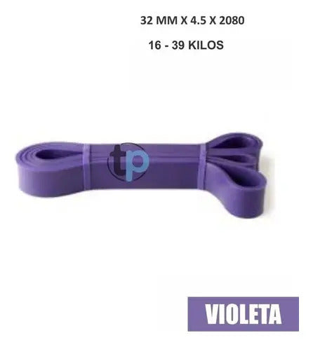 Banda Elástica Superbanda 32mmx4,5 Rhino 16-39 Kg - Violeta