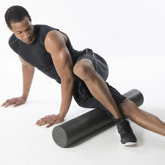 Rolo Espuma Liso 90 Cms Pilates Fitness Rhino - Negro