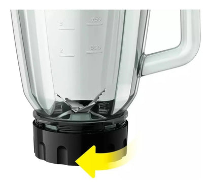 Licuadora Philips 1.200w 2 Lt 12 Vel Hr2242/90 - Negro