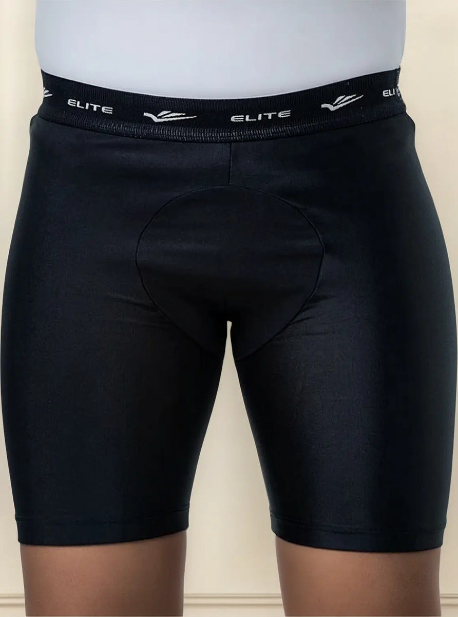 Calza Corta Térmica Compresión Hombre Fútbol Elite Negro M