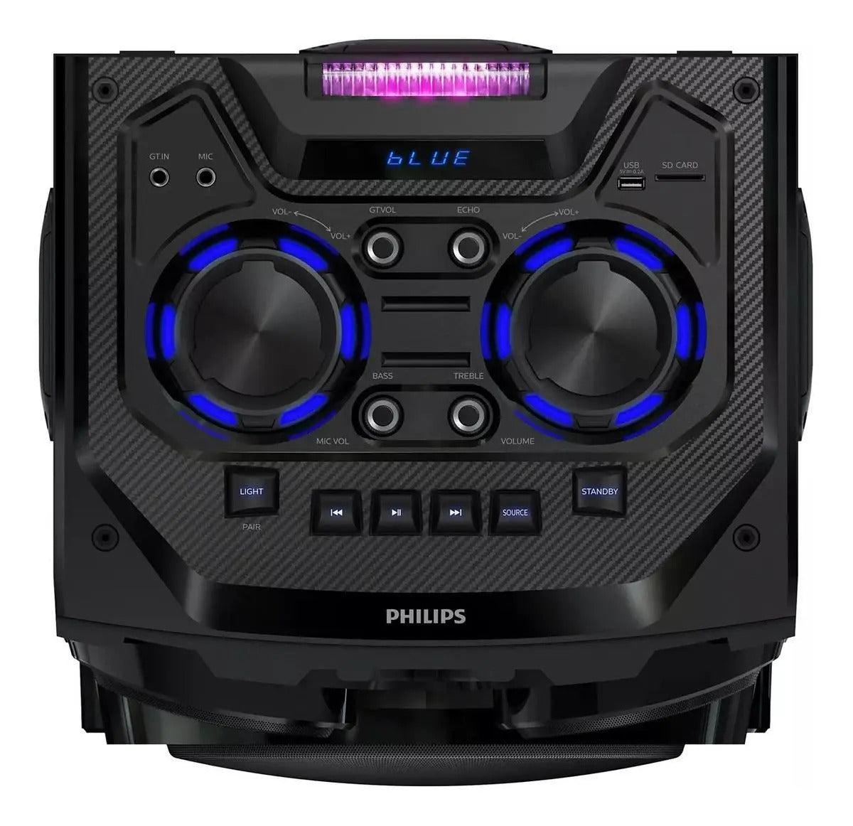 Parlante Philips Portátil Con Bluetooth Tax3705 Negro