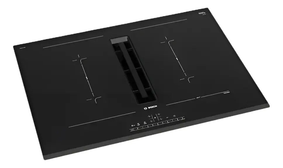 Anafe De Empotrar Inducción Bosch Con Extractor - Negro