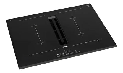 Anafe De Empotrar Inducción Bosch Con Extractor - Negro