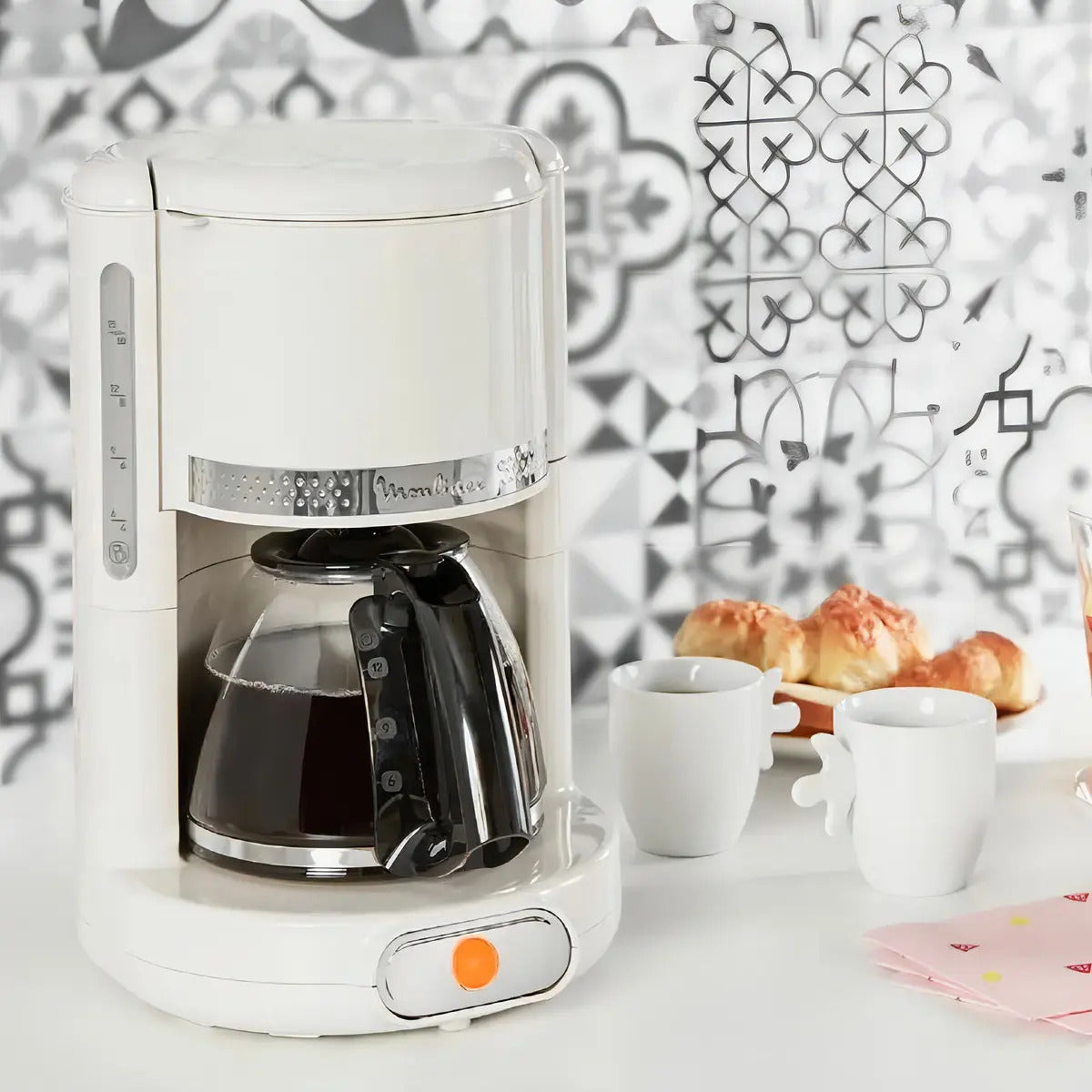 Cafetera De Filtro Moulinex 1,25 Lt - Blanco