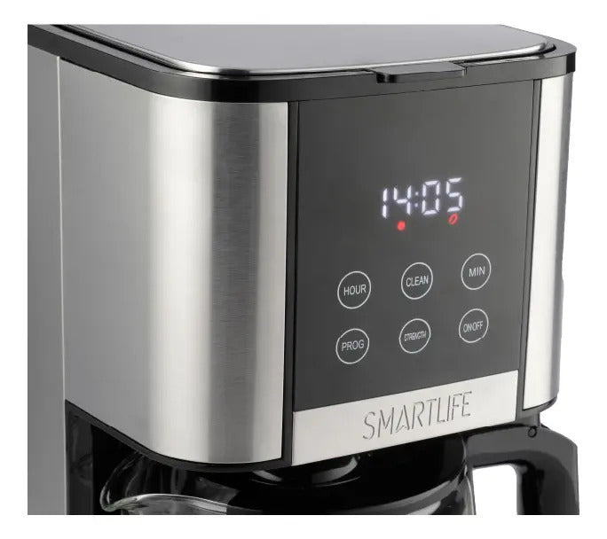 Cafetera De Filtro Digital Smartlife Sl-cmd1520 - Acero Inox