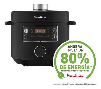 Olla Programable Multifunción Moulinex 5 L 10 Prog Negro