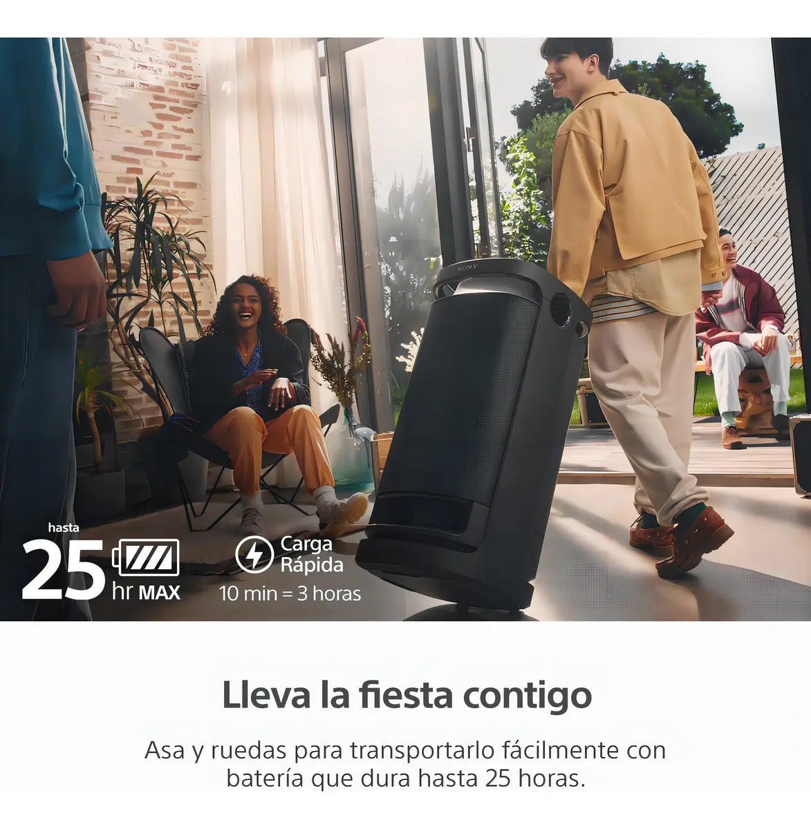 Parlante Portátil Bluetooth Sony Srs-xv900 Negro