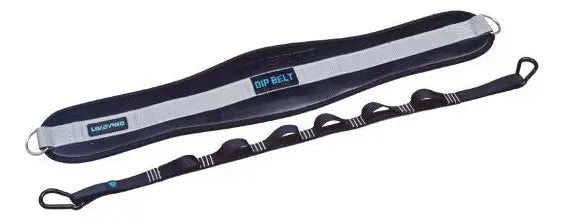 Cinturón De Dominadas Dip Belt Para Discos Livepro Negro