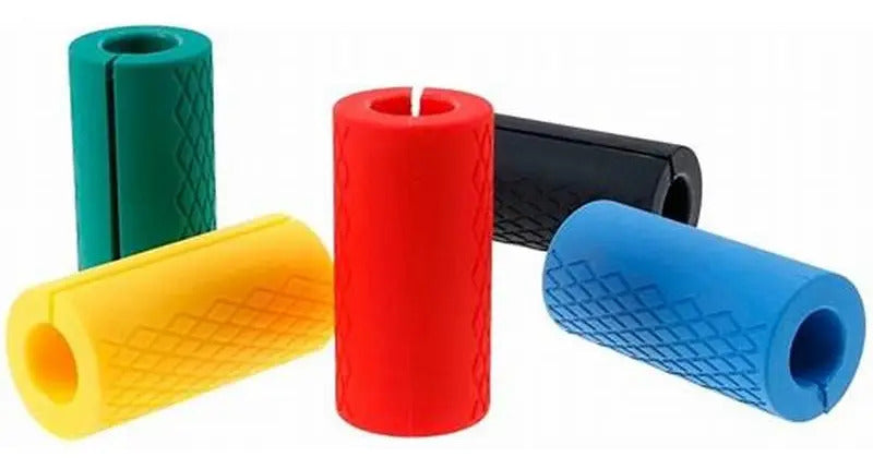 Agarre De Silicona Mango Handle Dumbell Grip - Rojo