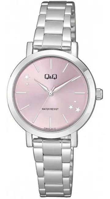 Reloj Q&q Metal Dama 32mm Q893j212y - Plateado