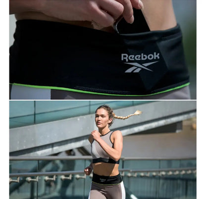 Riñonera Para Correr Reflectiva Reebok - Negro Lisa