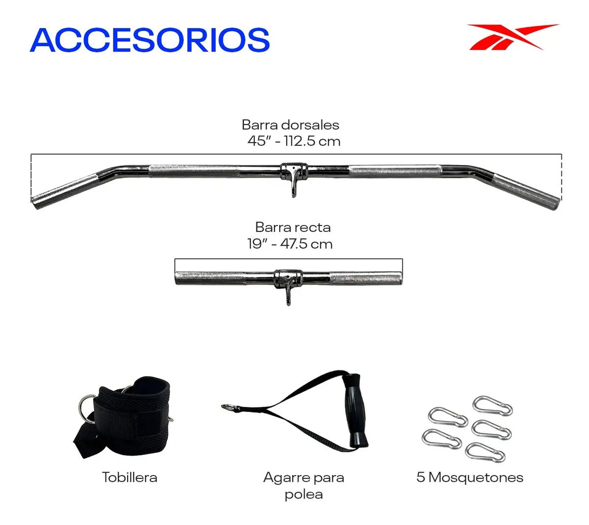 Gimnasio Multifunción Reebok Energy+ 90kg Reebok - Negro
