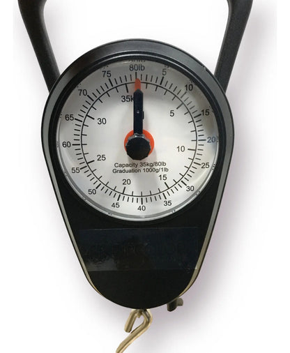 Báscula Manual De Equipaje Portátil Hasta 50kg - Negro