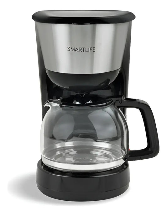 Cafetera De Filtro Smartlife 1,2 Lt Sl-cm4313 - Negro/acero Inoxidable