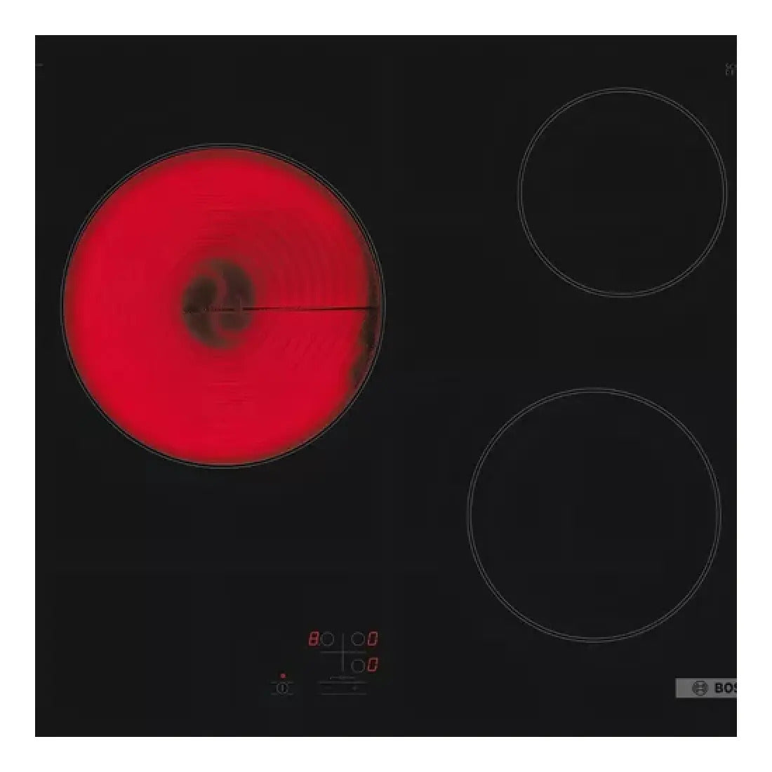 Anafe Bosch Vitrocerémica Pkm61raa8e 3 Zonas 60cm - Negro