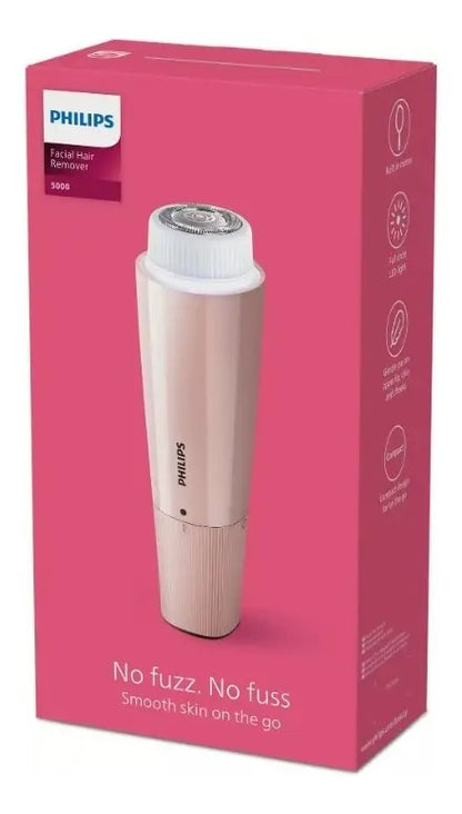 Depiladora Facial Philips Serie 5000 Brr454/00 - Rosa