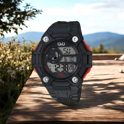 Reloj Q&q Digital Hombre 53mm G18a-002vy - Negro