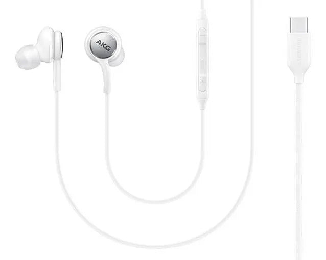 Auriculares Samsung By Akg Original Tipo C - Blanco