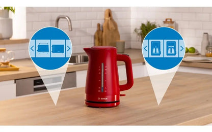 Hervidor De Agua Bosch 1,7 Lts Mymoment Twk - Rojo