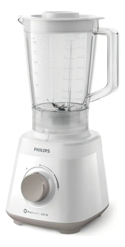Licuadora Philips 550w 1,5 Lt 2 Vel Hr2129/00 - Blanco