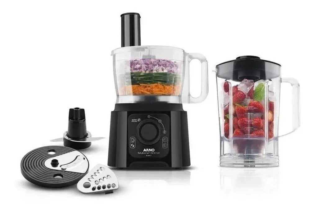 Multiprocesadora Arno Multichef 4 En 1 600w - Negro