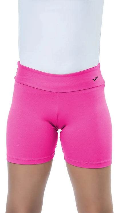 Calza Corta Niña Deportiva Lisa Suplex Elite - Rosa 12