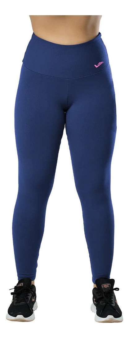 Calza Deportiva Dama Suplex Tiro Alto Elite - Azul L