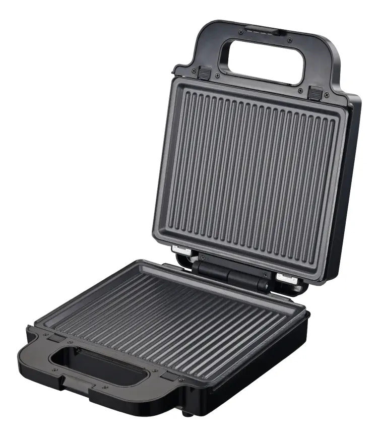 Sandwichera, Grill Y Waflera Todo En 1 Xion Xi-sw43 Gris Oscuro