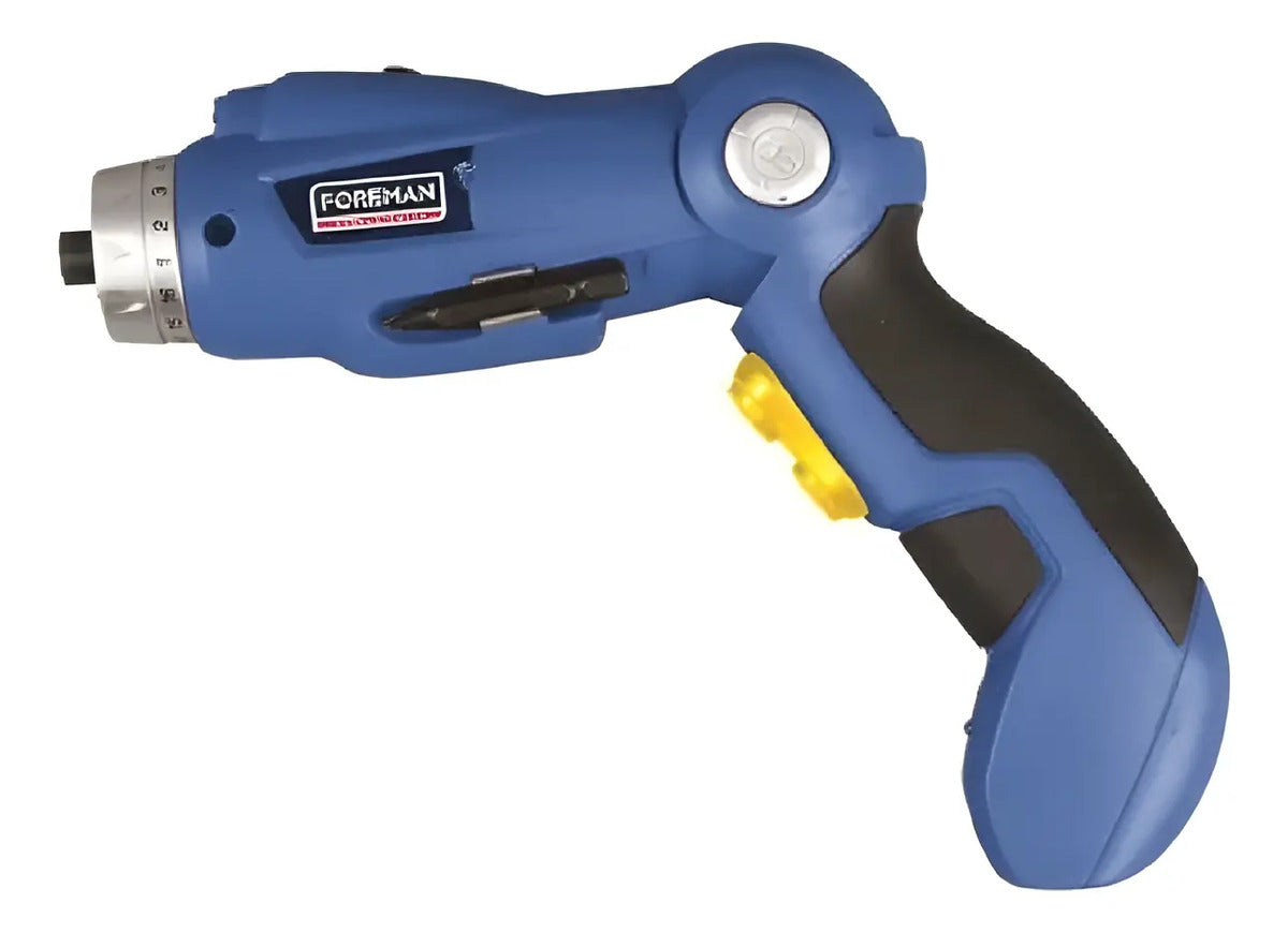 Atornillador Inalámbrico Foreman 3.6v Azul 50 60hz