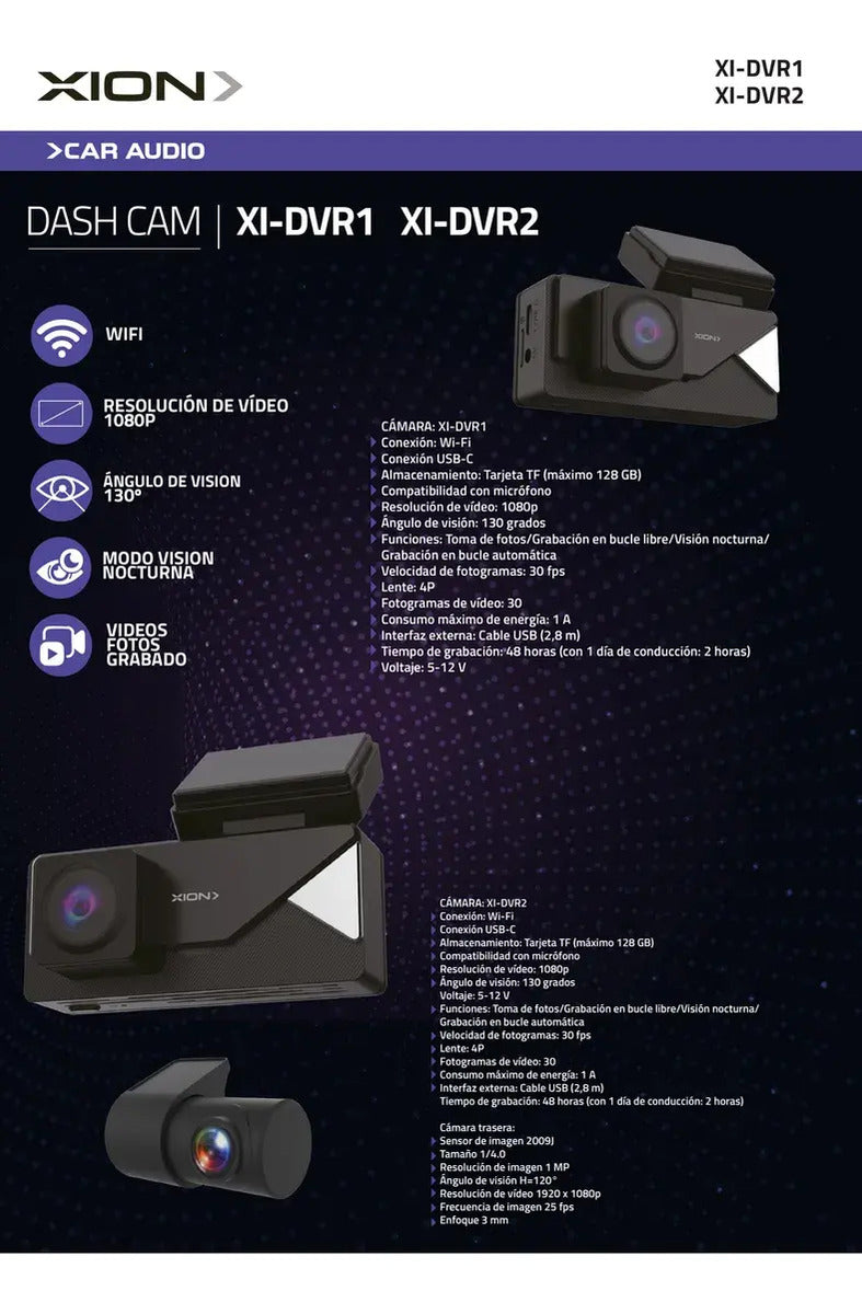 Cámara Dvr Xion Xi-dvr1 - Negro