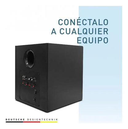 Parlante Caja Subwoofer Sw10 Thonet & Vander - Negro