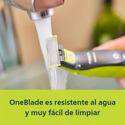 Afeitadora Philips Oneblade Seco Húmedo Qp2724 - Negro