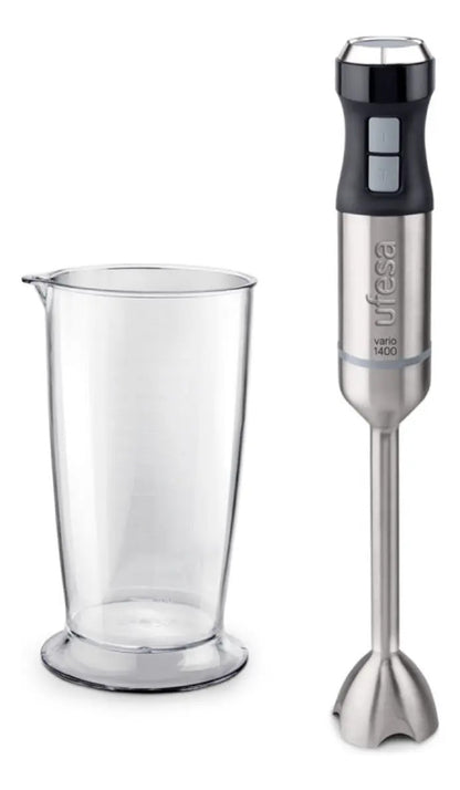 Mixer Batidora Ufesa Titanium Xl 1400w Bp4750 - Acero Inoxidable/negro